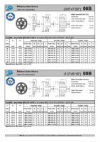 Dimensions and Parameters of Cast Iron Sprockets for DIN 8187 Roller Chains - Preview
