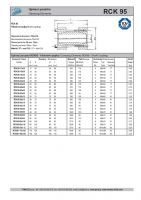 Dimensions and Parameters of RCK 95 Clamping Elements - Preview