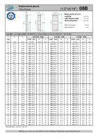 Dimensions and Parameters of 08B Plate Wheels for DIN 8187 Roller Chains - Preview