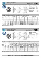 Dimensions and Parameters of 10B Cast Iron Sprockets for DIN 8187 Roller Chains - Preview