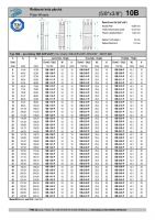 Dimensions and Parameters of 10B Plate Wheels for DIN 8187 Roller Chains - Preview