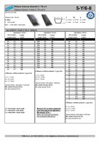 Dimensions and Parameters of CONTI-V 5, 6/Y, 8 V-Belts - Preview