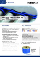 PU PLUS V-Ribbed Belts PJ - Preview