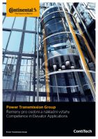 Power Transmission Group - Competence in Elevator Applications - Preview