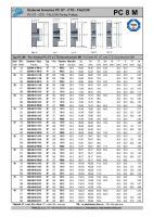 Dimensions and Parameters of PC GT Timing Pulleys for CONTI SYNCHROCHAIN CTD Belts - Preview