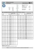 Dimensions and Parameters of Plate Wheels for DIN 8187 Roller Chains - Preview