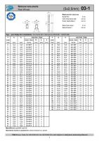 Dimensions and Parameters of Sprockets with Hub for DIN 8187 Roller Chains - Preview