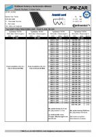 Dimensions and Parameters of CONTI-V MULTIRIB POWER Poly-V-Belts - Preview