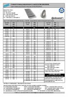 Dimensions and Parameters of Polyurethane Open-Ended Timing Belts - Preview