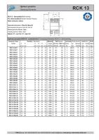 Dimensions and Parameters of RCK 13 Clamping Elements - Preview