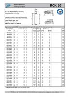 Dimensions and Parameters of RCK 50 Clamping Elements - Preview