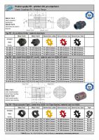 Dimensions and Parameters of RX Elastic Couplings - Preview