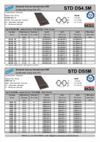 Dimensions and Parameters of DSTD Double-Sided Timing Belts - Preview