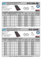 Dimensions and Parameters of DSTD Double-Sided Timing Belts - Preview