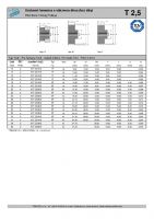 Dimensions and Parameters of T Pilot Bore Timing Pulleys for Polyurethane Belts - Preview