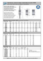 Dimensions and Parameters of Taper Lock Hubs and Adaptors - Preview