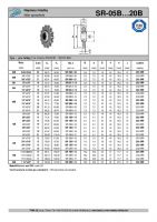 Dimensions and Parameters of Universal Chain and Belt Tensioners - Preview