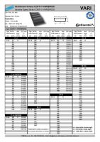 Dimensions and Parameters of CONTI-V VARISPEED V-Belts - Preview