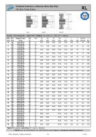 Dimensions and Parameters of Inch Sizes Standard Pilot Bore Timing Pulleys - Preview