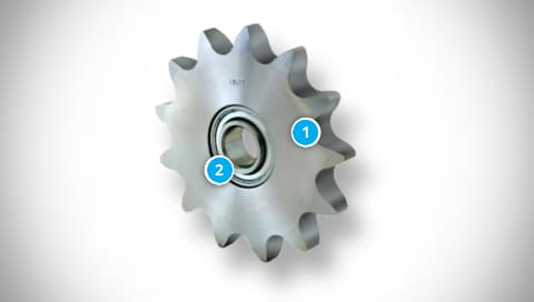 SR Idler Sprocket Construction