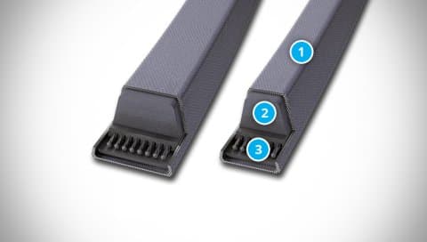 CONTI V ADVAMCE Belt Structure