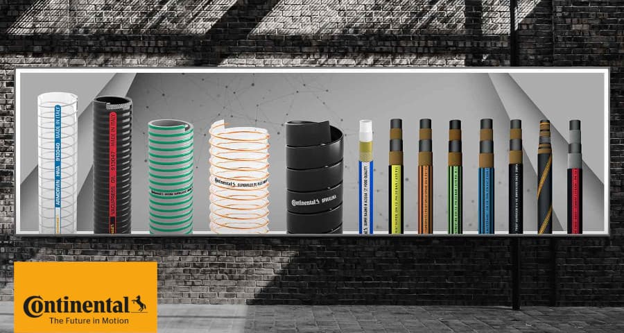 Continental hoses &ndash; multiple product lines together