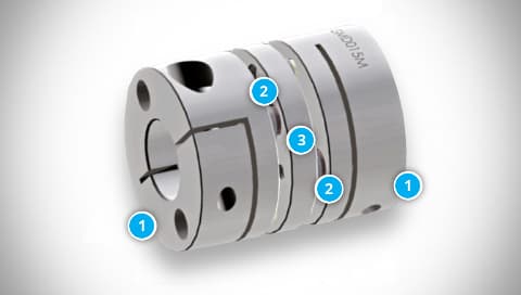 SIT SERVOMATE Double Disc Coupling Construction