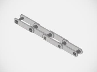 Conveyor Chains with Solid Pins - Illustration