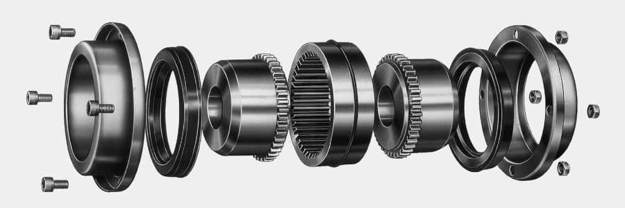 ESCOGEAR N Series Coupling Exploded View