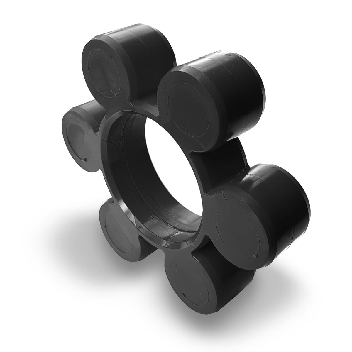 TNS 200 Pb82 Elastic Ring 82 Shore A Black Rubber Shaft Coupling tns-200-pb82-elastic-ring-82-shore-a-black-rubber-shaft-coupling