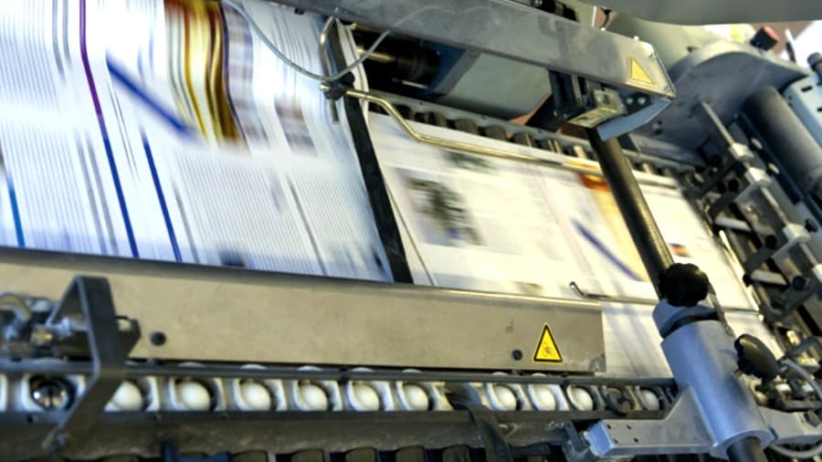 Example Application &ndash; Offset Printing Machine