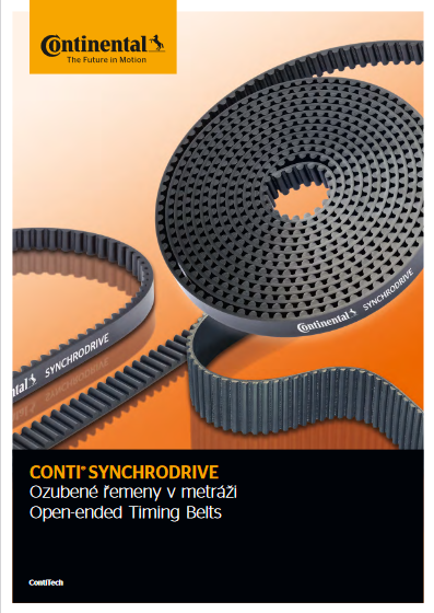 New catalogue of CONTI SYNCHRODRIVE open-ended timing belts