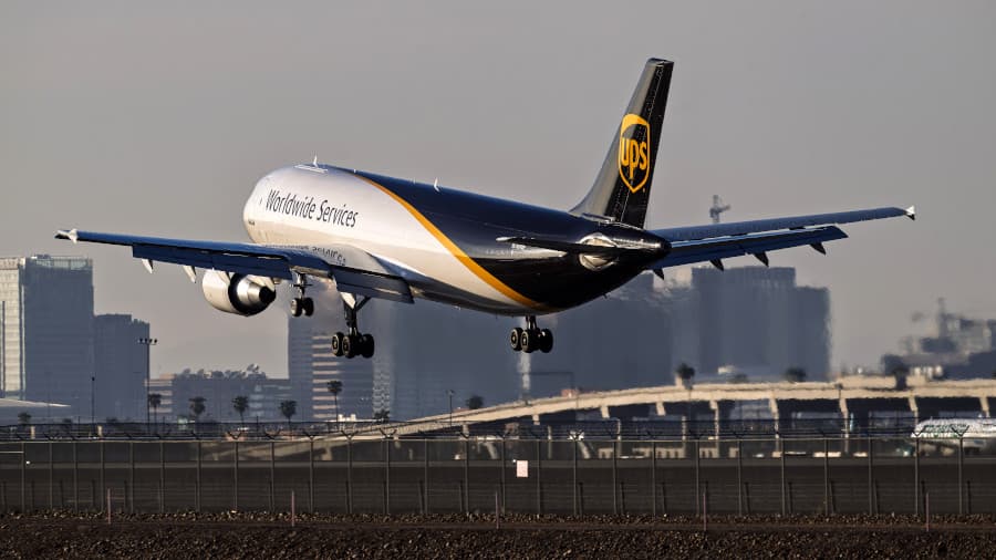 UPS cargo aircraft
