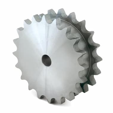 16B-1-20-DS Double Single Sprocket for 2 Single Roller Chains