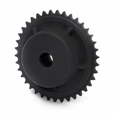 16B-1-114-N-GG (1” × 17.02 mm) - 114 Teeth, with Hub (Cast Iron) – Illustrative Image
