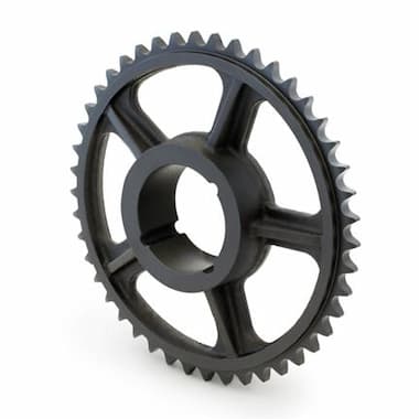 24B-1-114-T-GG (1 1/2” × 1”) - 114 Teeth, TB 4545 (Cast Iron) – Illustrative Image