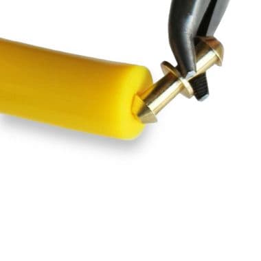 15 × 5.2 - Nipple for Hollow Round Belts (Brass) – Illustrative Image