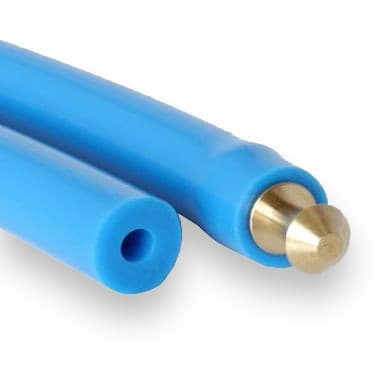 PU85A 12.5 × 5.2 - Hollow Smooth (80 ShA, Blue) - 50m Roll