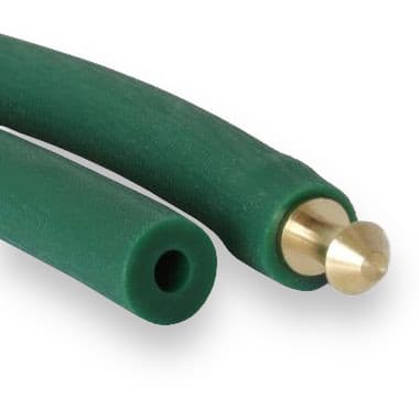 PU85A 12.5 × 5.2 - Hollow Rough (88 ShA, Green) - 50m Roll
