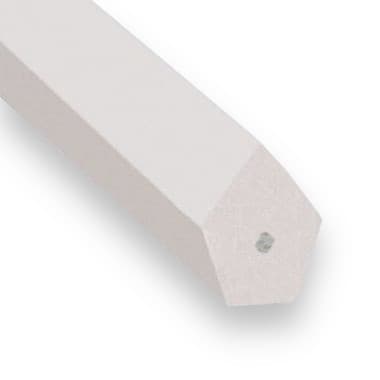 PU80A 22 × 25 (22/C) - Ridge-Top (84 ShA, Form 2, Polyester Cord, Transparent) - 30m Roll