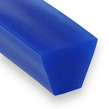 PU80A 10 × 8 (10/Z) - Smooth (84 ShA, Ultramarine Blue) - 100m Roll – Illustrative Image