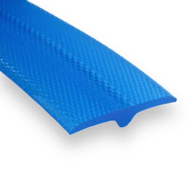 PU85A 25 × 5 - Embosed Diamant (88 ShA, Sapphire Blue) - 50m Roll – Illustrative Image