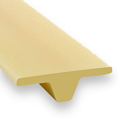 PU95A 30 × 9,5 - T-profile (95 Sha, Beige Smooth) – Illustrative Image