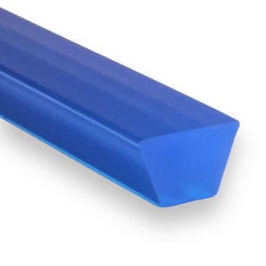 PU85A 10 × 6 (10/Z) - Smooth (88 ShA, Sapphire Blue) - 50m Roll