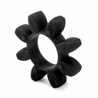 RX 38/45-96 (EN38045) - Elastic Spider (96 Shore A, Black, Polyurethane) – Illustrative Image