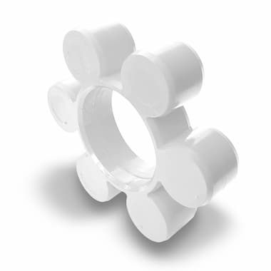 TNS 400 Vk60D - Elastic Ring (60 Shore D, White, Polyurethane) – Illustrative Image