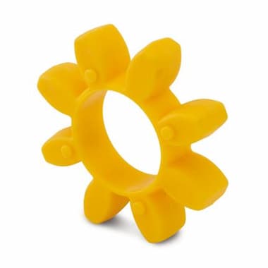 TRASCO 38/45 (AR38/45) - Elastic Spider (92 Shore A, Yellow, Polyurethane) – Illustrative Image